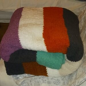 Sunday Citizen Colorbock Stripe Throw Blanket Supersoft